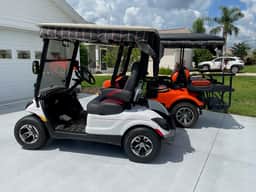 Modern Elegance in The Villages w/2 Golf Carts, BBQ Grill, & Cozy Fireplace!